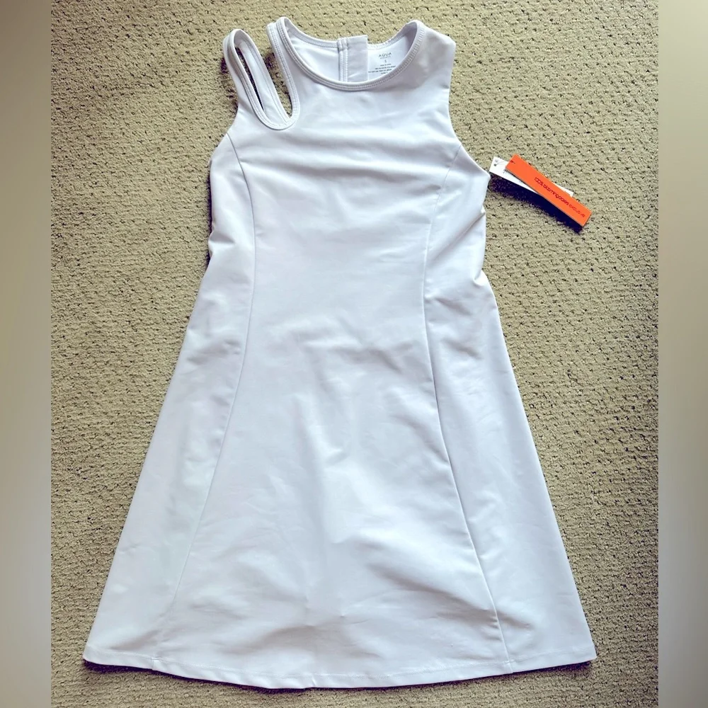 Aqua Athletic for Bloomingdale’s tennis dress small with built in shorts NWT - Picture 1 of 7